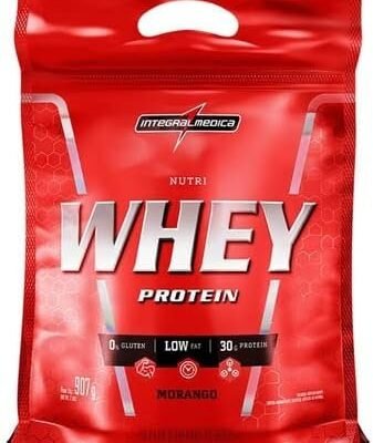 Nutri Whey Isolado E Concentrado (Morango)